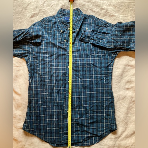 Ralph Lauren Custom Fit Button Down Men’s Size Medium - Picture 6 of 7